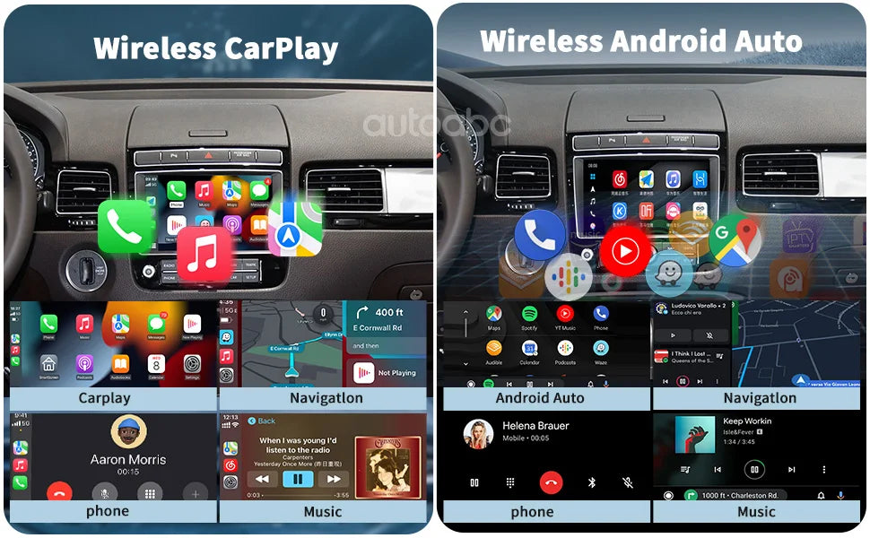 Wireless CarPlay & Android Auto for VW Touareg 7P RNS850