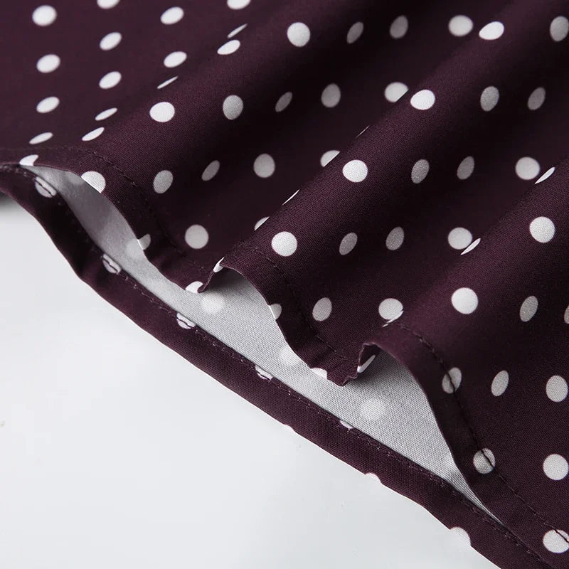 Y2K Polka Dot Mini Dress