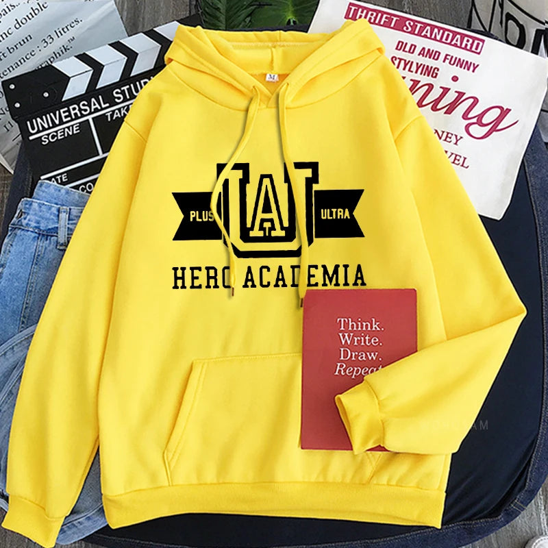 My Hero Academia UA Logo Relaxed Pullover Hoodie