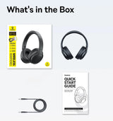 Baseus Wireless Headphones Bluetooth 5.3 HIFI Level Earphone 40mm Driver Foldable Over Ear Headsets 70H Playtime Spatial Audio