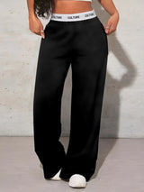 Women's High-Waisted Wide-Leg Casual Pants