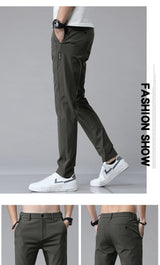 Men's Lightweight Stretch Slim-Fit Pants