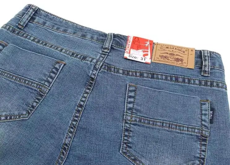 Men's Mid-Rise Flare Jeans | Slim Fit Denim Trousers
