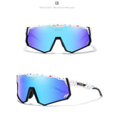 KDEAM High-End Sports Sunglasses Polarized Men's Cycling Glasses Dismountable TR90 Frame And Nose Pads Easy To Exchange