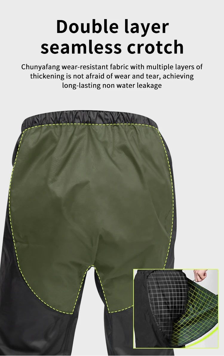 Motor Air Motorcycle Raincoat – 2-Piece Riding Suit