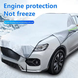 All-Weather Half Car Cover – Windshield & Roof Protection