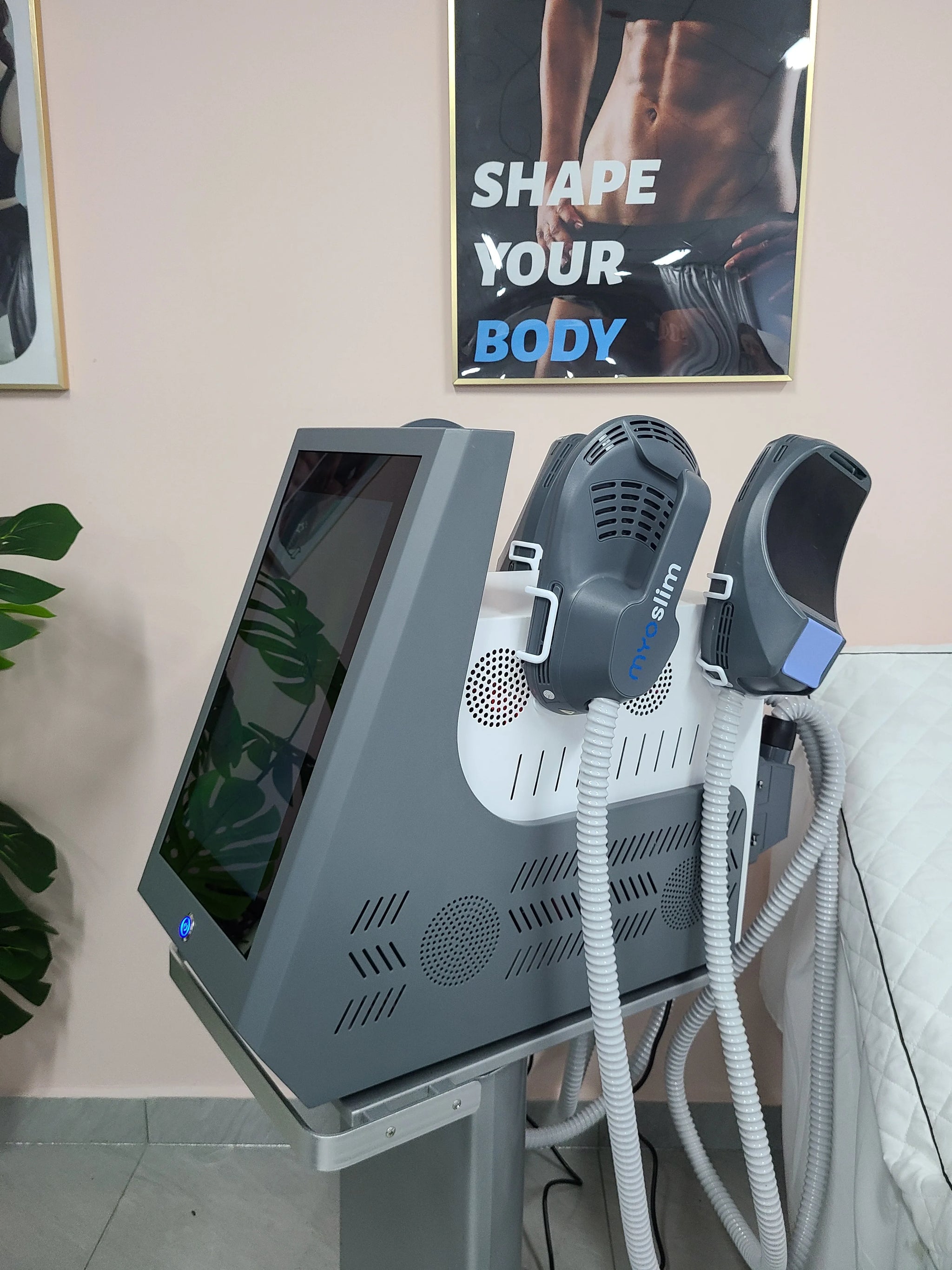NEW 6500W EMS Neo RF Body Sculpt Machine PRO Ultra Mini Fat Burning EM Electromagnetic Muscle Stimulation Slim