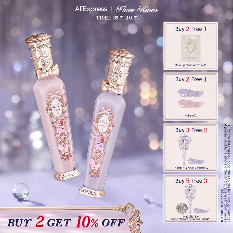 Flower Knows Strawberry Rococo Series Glowy Lipgloss