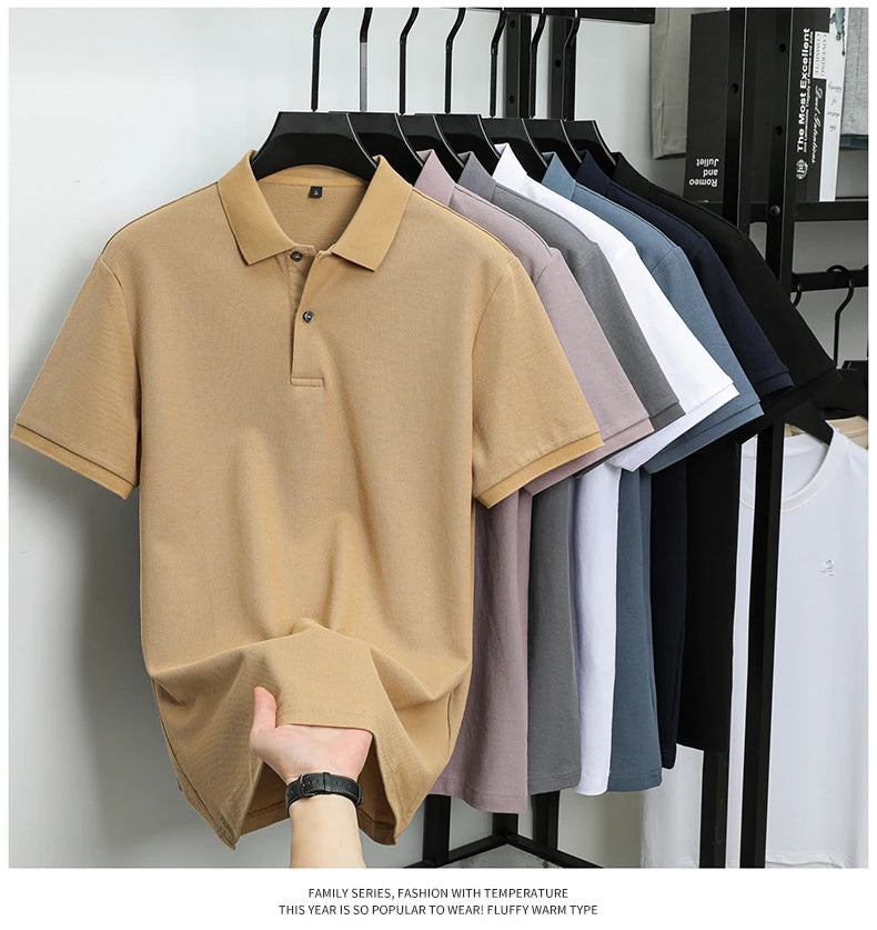 Premium 100% Cotton Polo Shirt for Men | Smart Casual