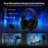 ATTACK SHARK L80PRO Wireless Gaming Headset Tri-Mode 2.4G Bluetooth Wired Ultra-Light Low Latency Noise Cancelling with Mic