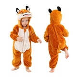Plush Hooded Baby Winter Romper