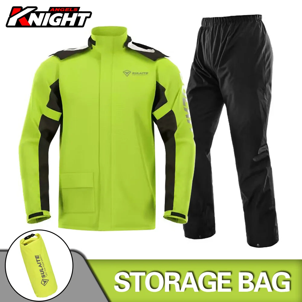 Waterproof Motorcycle Rain Suit – Jacket & Pants Set