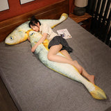 New Simulation Large Yellow Croaker Plush Toys Lifelike Fish Dolls Stuffed Soft Throw Pillow Sleeping Cushion Decor Gift