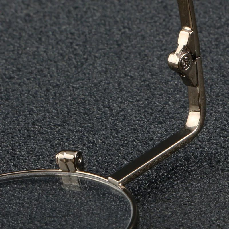 56948 Top Quality Retro Pure Titanium Glasses Frame Lady Trend Small Size Round Optical Eyeglass Frame Men Fashion Clear Eyewear