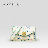 Bafelli Genuine Leather Flap Crossbody Bag – 2026 Collection