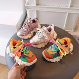 Kids’ Autumn Colorful Casual Sneakers