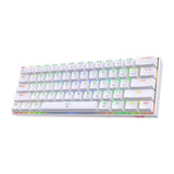 Redragon K630 Dragonborn Hot Swappable 60% Wired Vibrant RGB LED USB Gaming 61 Keys Compact Mechanical Keyboard Pro Software Cus