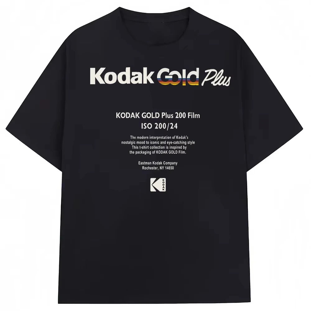 Kodak Polychrome Rainbow Graphic Tee — Unisex Vintage Retro Cotton T-Shirt