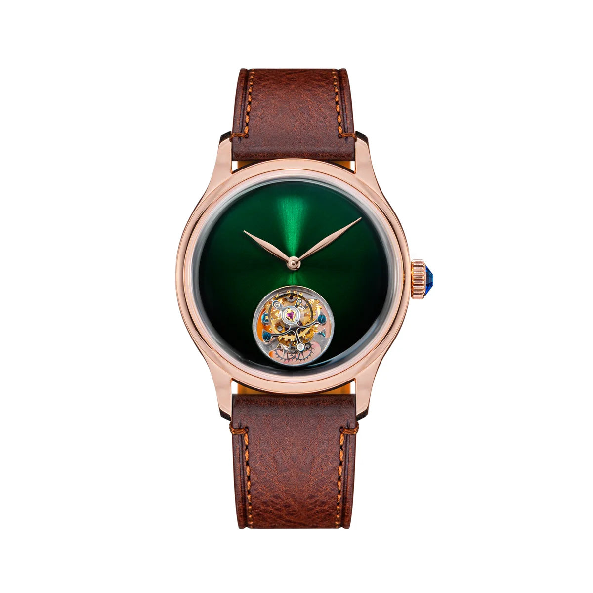 SUGESS 38mm Tourbillon Minimalist Watch | Seagull S8000 Movement
