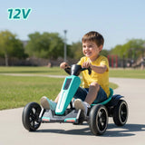 12V Kids Electric Go-Kart | Foldable, 4-Wheel Ride-On Toy