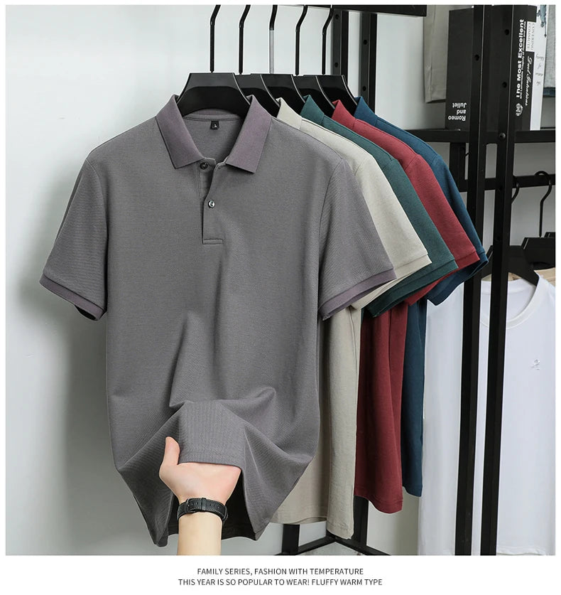 Premium 100% Cotton Polo Shirt for Men | Smart Casual