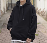 Men’s Classic Solid Color Pullover Hoodie