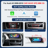 Road Top Touchscreen Display for Audi A5 S5 | CarPlay & Android Auto