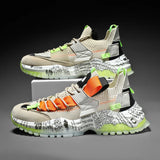 Men’s Lightweight Thick-Sole Mesh Sneakers