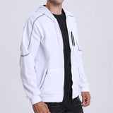 Men’s Fleece Zip-Up Hoodie with Pockets