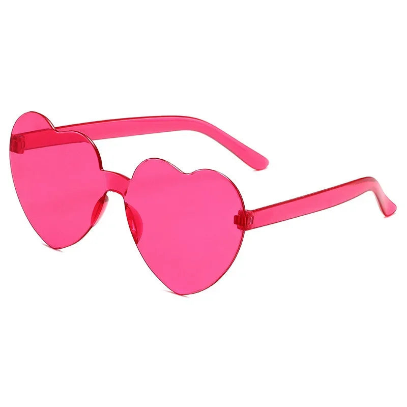 Women's Heart Sunglasses Wholesale 12-100PCS Wedding Bachelorette Bridesmaid Beach Party Multi-Color Photo Props Gifts