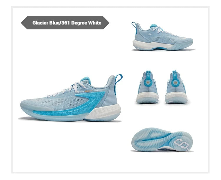361 Degrees ONE MOTION 2.0 Men Basketball Shoes New Breathable Shock-Absorbing Non-slip Wear-resistant Male Sneakers 672511101