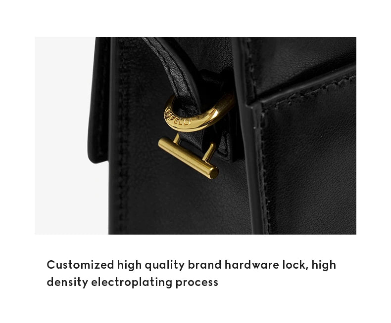 BAFELLI CAT 2026 NEW WOMEN'S BAG LUXURY BRAND FASHION RETRO STYLE DENIM TRENDING SHOULDER CLUTCH FEMALE LEATHER FLAP PURSE