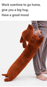 Dachshund Dog Plush Hug Pillow Soft Durable Stuffed Throw Cushion Animals Pillow for Sofa Home Decoration Gifts for Kids(47in)