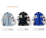 Retro Campus Letterman Jacket