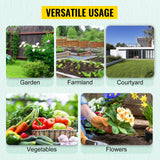 SucceBuy Walk-in Tunnel Greenhouse Galvanized Frame & Waterproof Cover 15x7x7/10x7x7/20x10x7/12x7x7 ft Greenhouses & Cold Frames