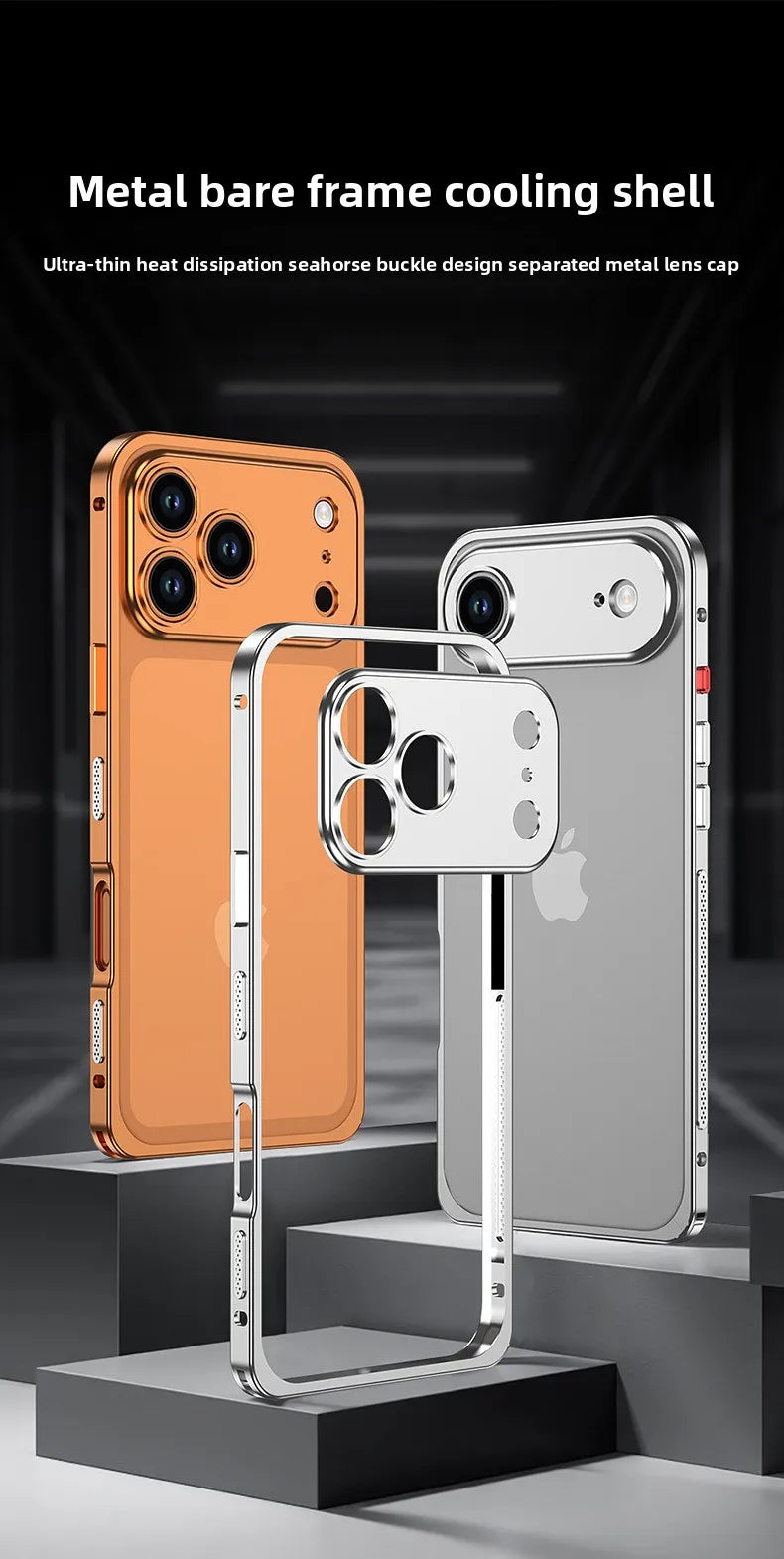 CNC Alloy Bumper Case with Lens Protection