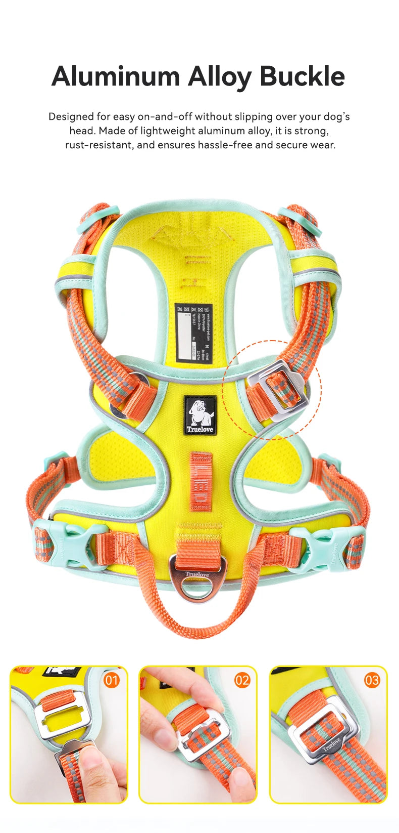 Truelove Premium Anti-Pull Dog Harness | TLH5657