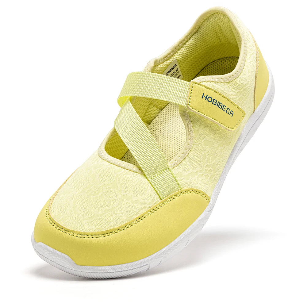 HOBIBEAR Wide-Toe Mary Jane Flats | Barefoot Ballet Shoes