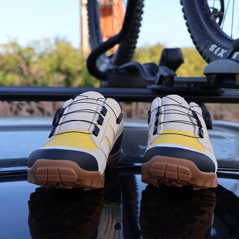 QQ-TB181 Cycling Shoes for Men, MTB Shoes, High Quality, Hiking, Gravel, Road Bicycle Sneakers for Men, Tennis Shoes, Size 39-50