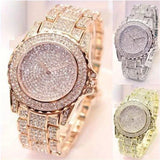 Fashion Crystal Steel Women's Quartz Watch