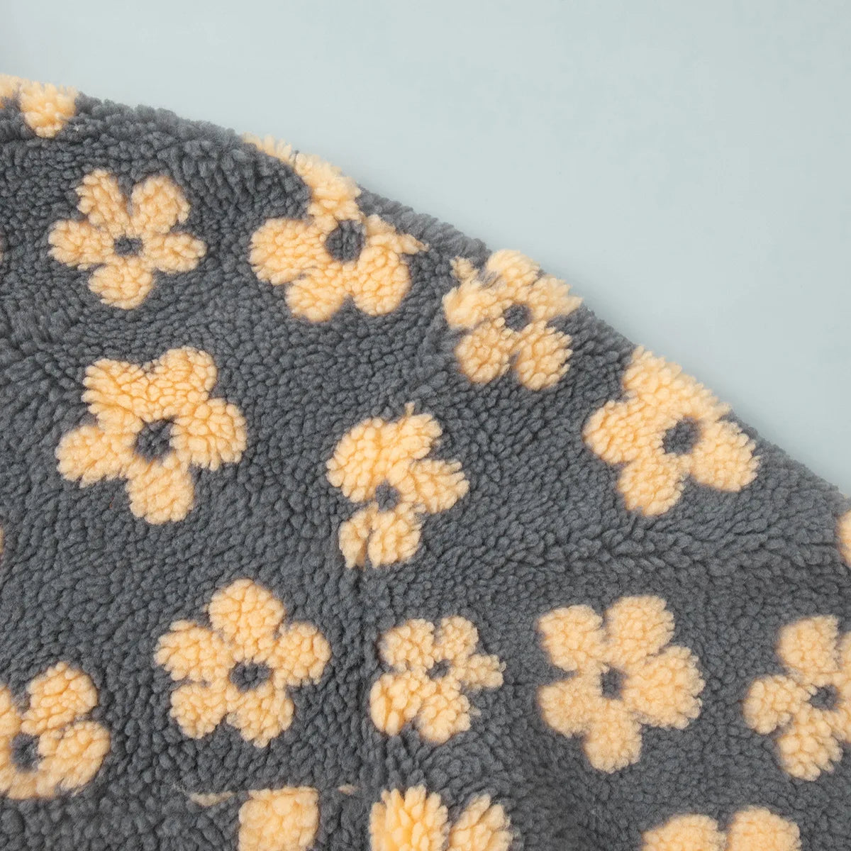 Women's Floral Fleece High-Neck Pullover