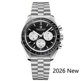PAGANI DESIGN 2026 New Tribute to CK2998 Moon Watch Men Luxury Quartz Watches For Men AR Sapphire Crystal Sport Chronograph Man