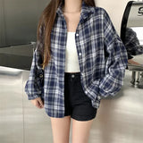 Classic Plaid Flannel Shirt Jacket