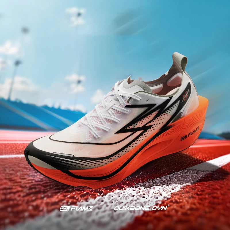 361 Degrees Flame 3.5 Men Running Shoes Carbon Plate Racing Marathon Professional Cushioning Anti-slip Male Sneaker 672512215F