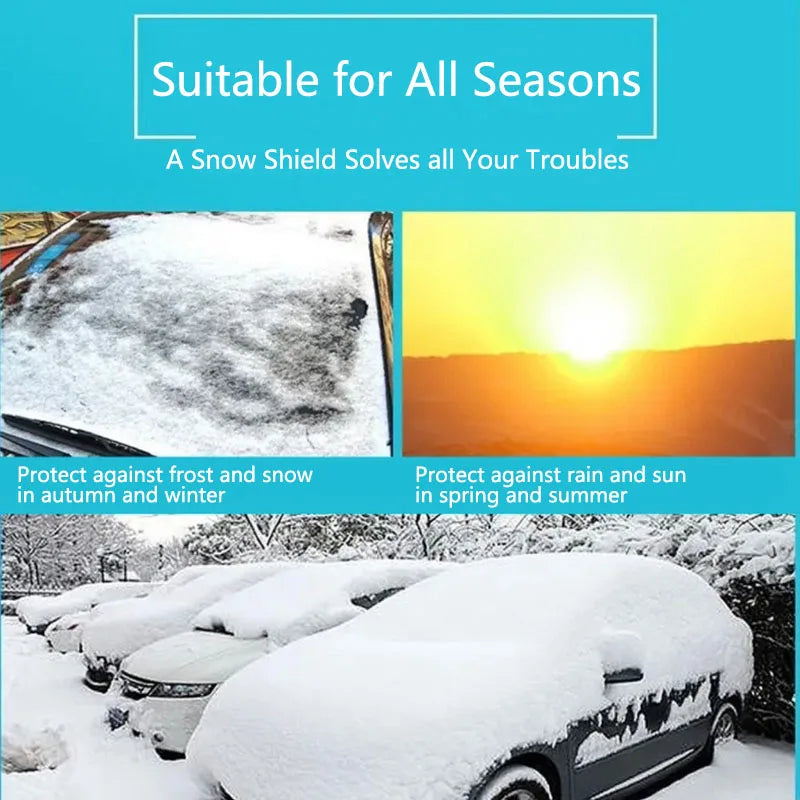 LEIBOO Magnetic Car Snow Cover & Windshield Protector