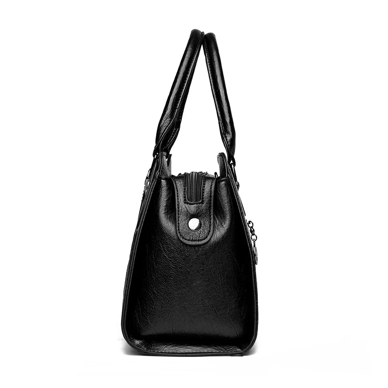 Women Bags Luxury Handbags Fashion Totes Ladies Shoulder Bags High Quality PU Leather Casual Totes Top Handle Shoulder Messenger