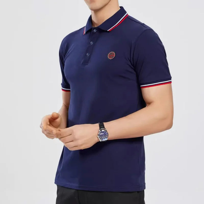 Men's Classic Cotton Polo Shirt – Refined Casual Style