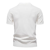 Men's Premium Solid Polo Shirt | Breathable Knit Casual Top