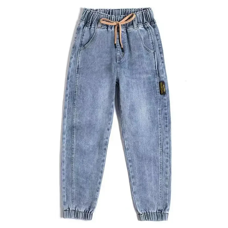 Women's High-Waist Cargo Jeans – Relaxed Straight Leg