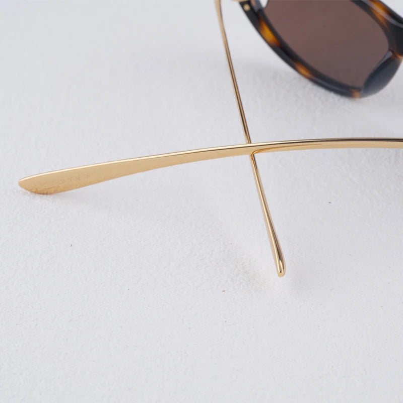 Luxury Cat Eye Tortoiseshell Sunglasses – UV400